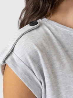 Hot Saint and Sofia Turn Up Tee - Grey Rock N Roll