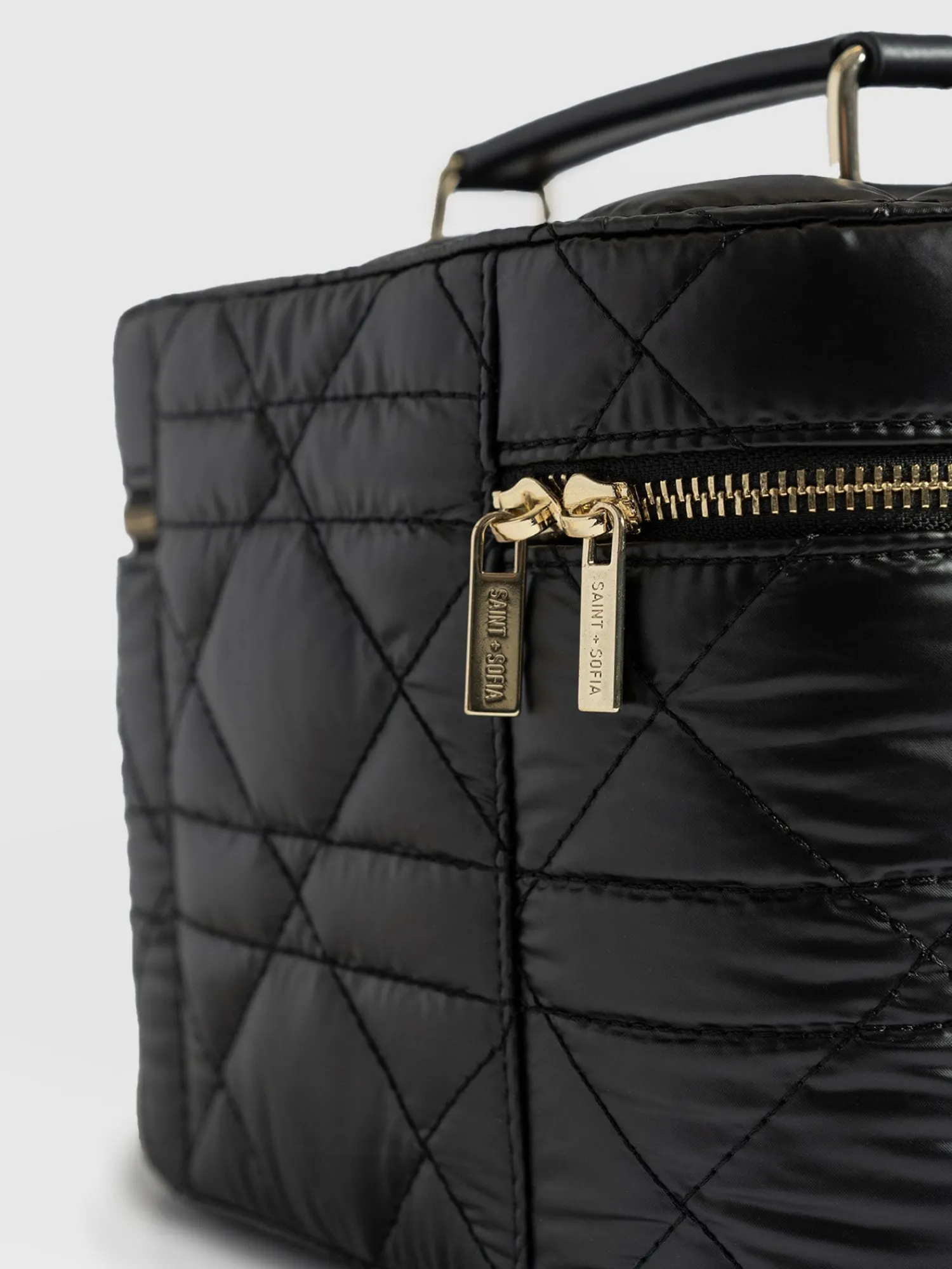 Fashion Saint and Sofia Vanity Case - Black