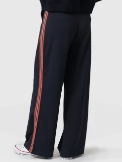 New Saint and Sofia Victory Straight Leg Pant - Navy/Red Stripe