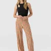 Best Saint and Sofia Victory Wide Leg Pant - Brown/Cream